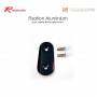 Fixation aluminium pour raccord haut de canne et poignée canne en "S" téléscopique XP Fixation aluminium pour raccord haut de canne et poignée canne en "S" téléscopique XP