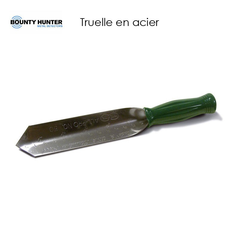 Truelle de détection en acier de marque Bounty Hunter