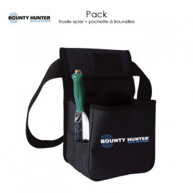 Pack détection Bounty Hunter avec une truelle en acier et un sac à trouvailles