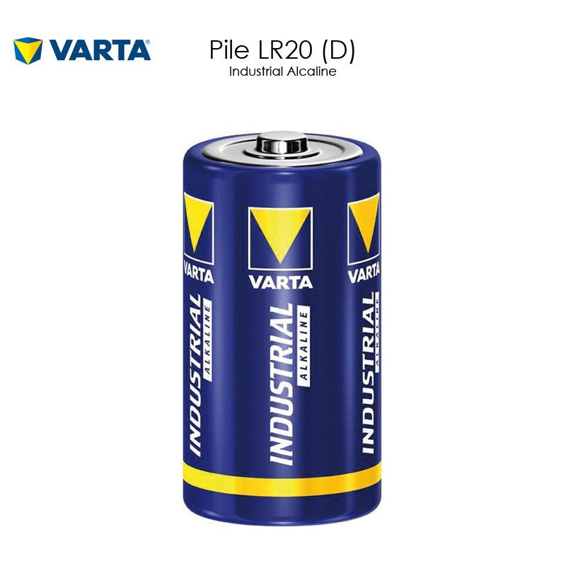 Pile Varta LR20 (D) pour détecteurs de métaux