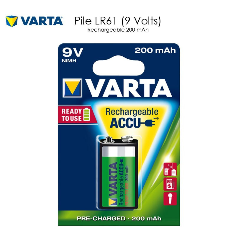 Pile 9 volts LR61 Varta spéciale détection loisirs