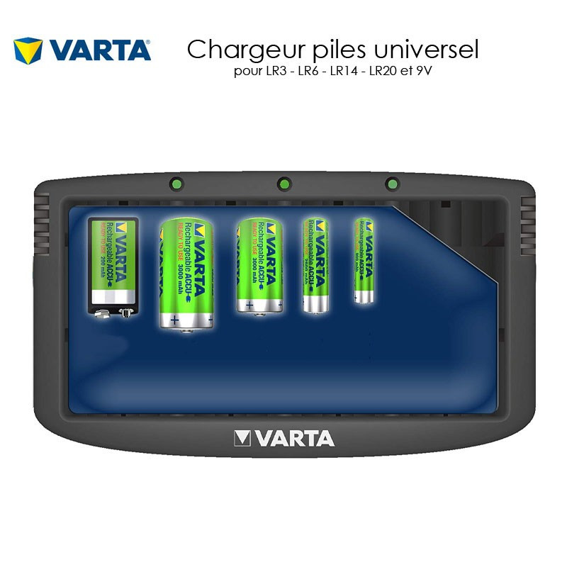 Pile Varta LR61 9 Volts rechargeable 200mAh pour détecteur de métaux