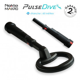 Détecteur Pulse Dive Nokta Makro Noir étanche à 60 mètres