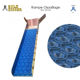 Rampe orpaillage Gold Digger tapis JL 20 x 125 bleu