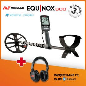 Détecteur de métaux Minelab Equinox 600