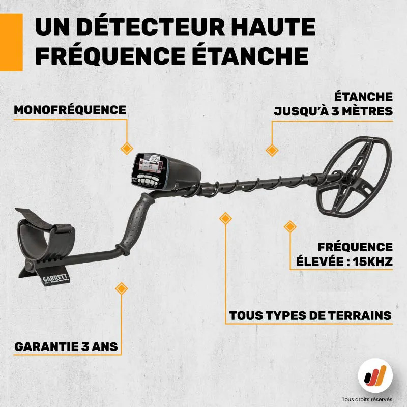 Garrett AT Pro avec accessoires inclus