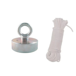 Pack corde 25m/10mm + aimant 130 kg