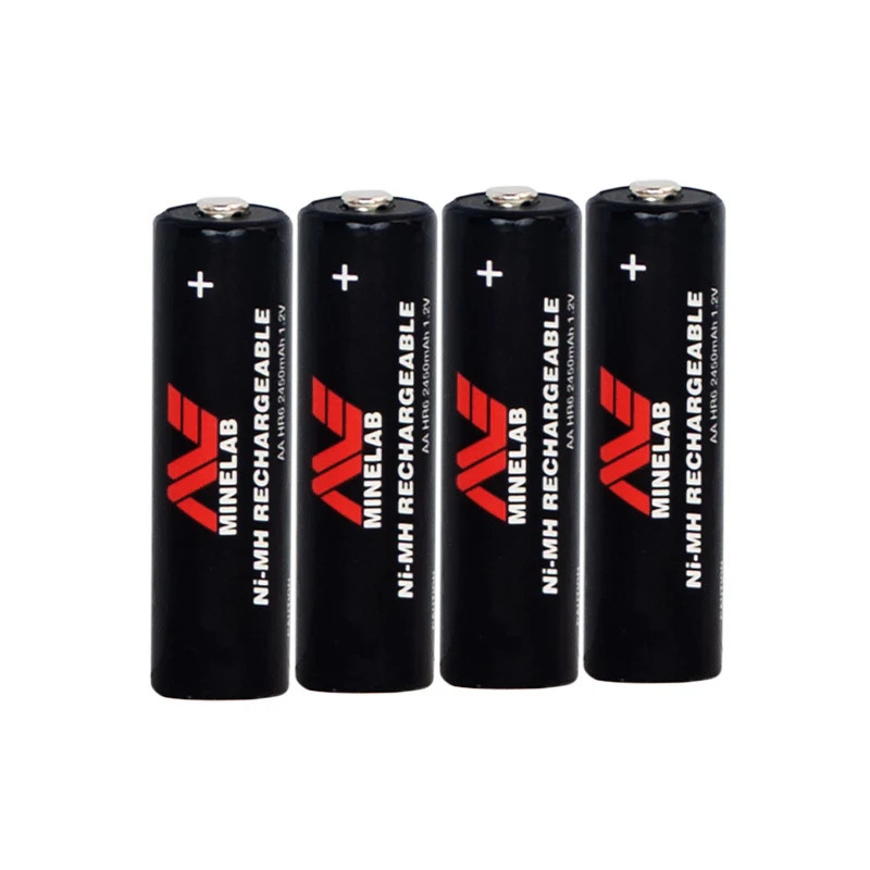 4 piles AA Minelab rechargeables