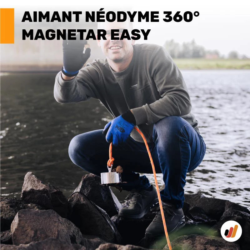 Aimant néodyme 360° Magnetar Easy 280 kg