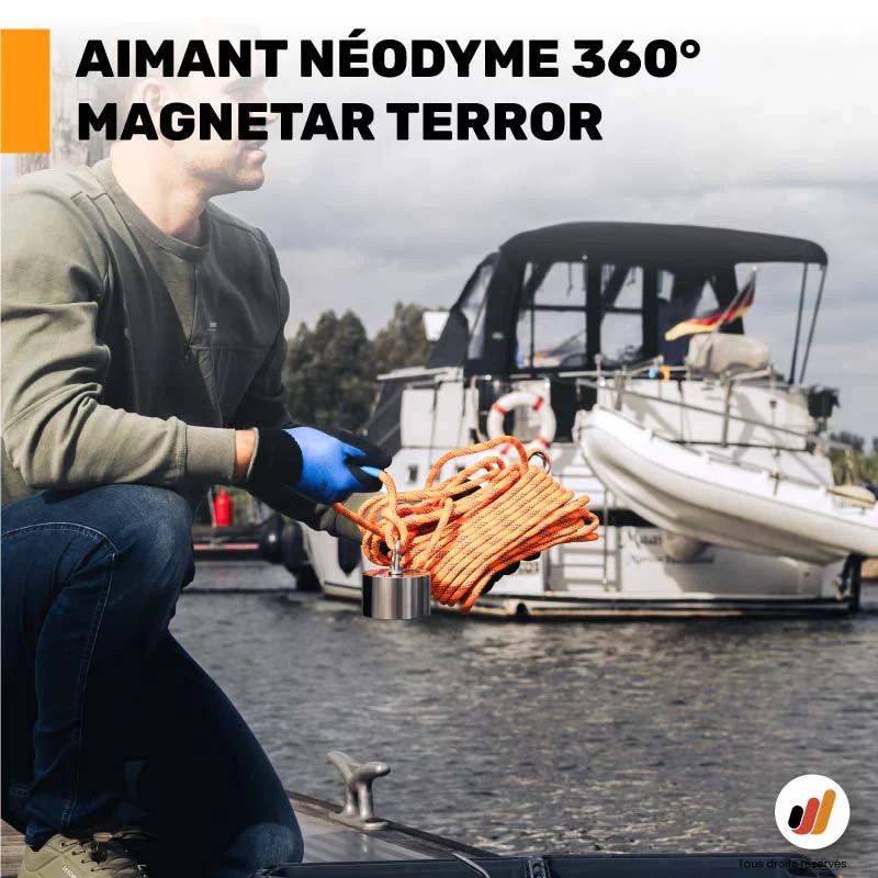 Aimant néodyme 360° Magnetar 1000 kg