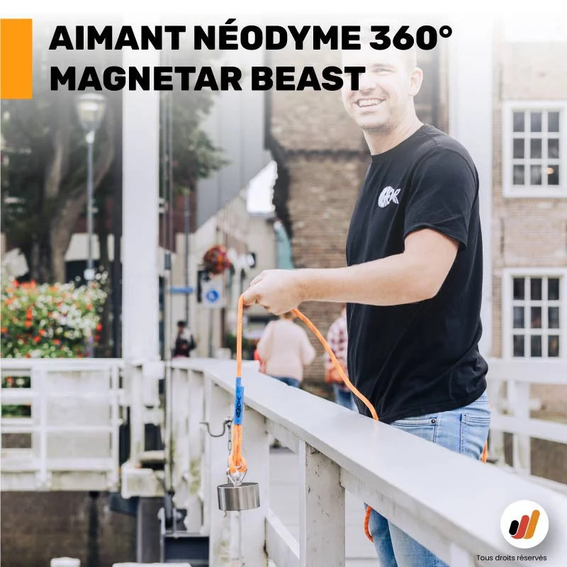 Aimant néodyme 360° Magnetar Beast 1400 kg