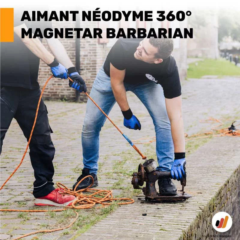 Aimant néodyme 360° Magnetar Barbarian 1600 kg