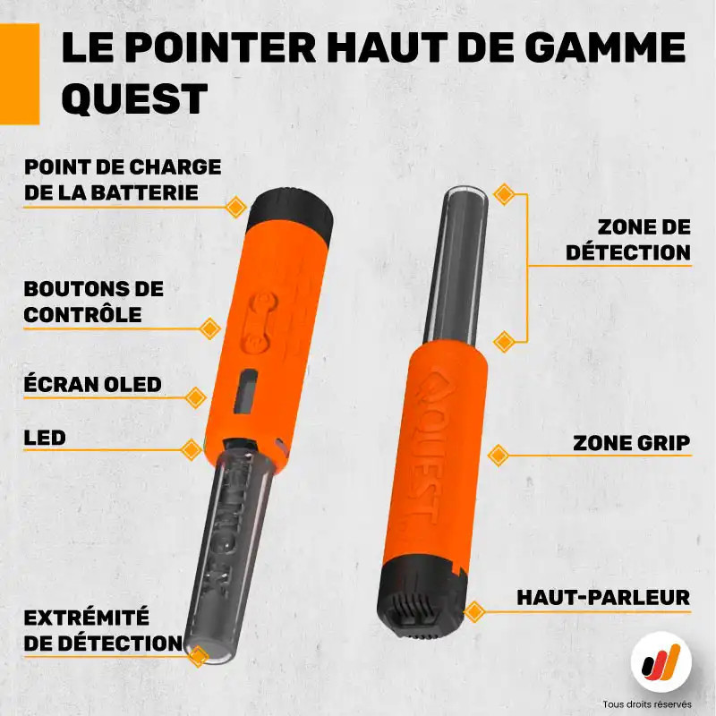 Xpointer Max Quest - Le pointer étanche avec écran Led