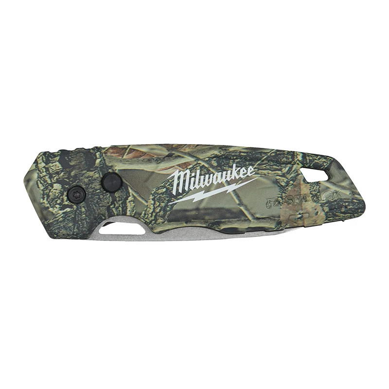 Couteau pliant Fastback camouflage Milwaukee - Detecteurs.fr