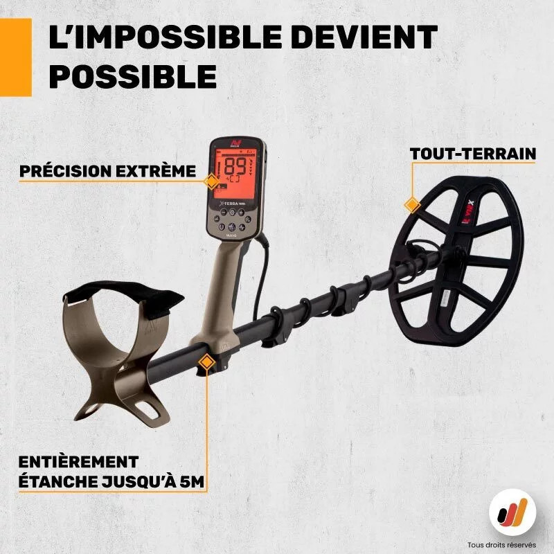 Minelab X-Terra Elite + casque ML85 - Detecteurs.fr
