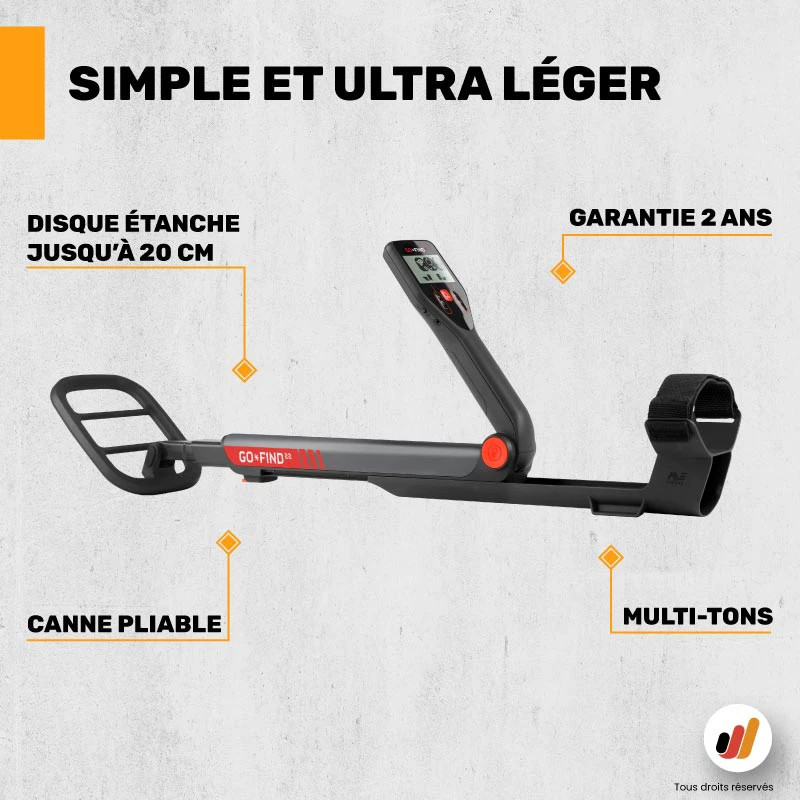 Minelab Go-Find 22 + sac de transport offert - Detecteurs.fr