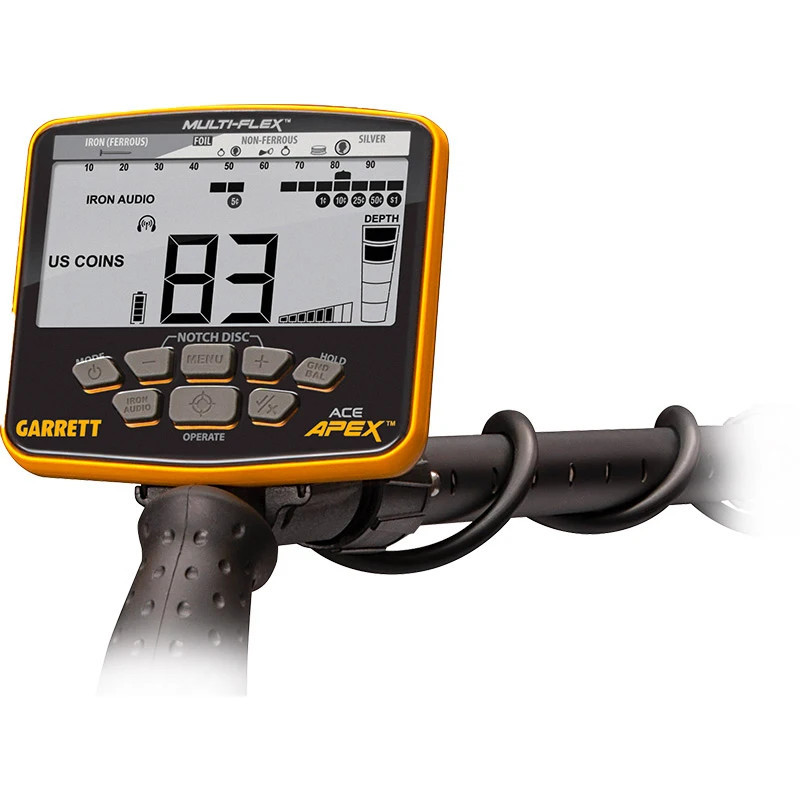 Garrett Ace Apex avec disque Raider Multi Flex