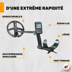 Détecteur de métaux XP Deus 2 FMF 22 RC WS6