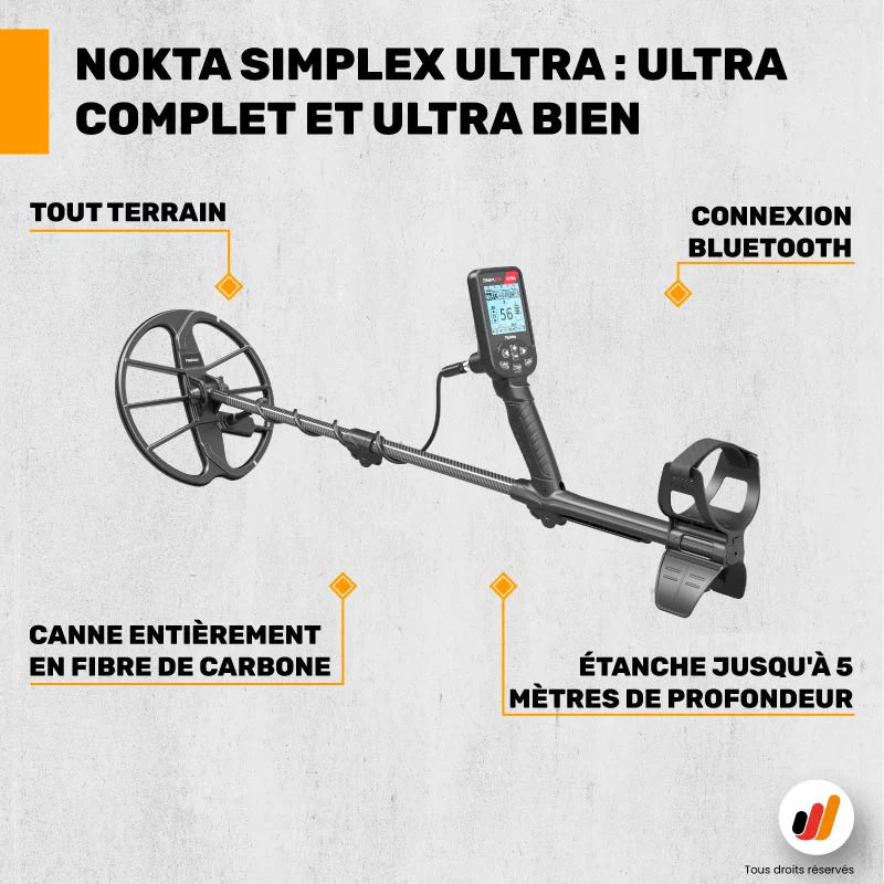 Nokta Simplex Ultra - ultra complet et abordable !