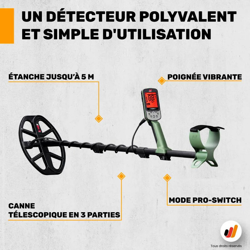 Pack Minelab X-Terra Pro + Pointer Pro-Find 35 - Detecteurs.fr