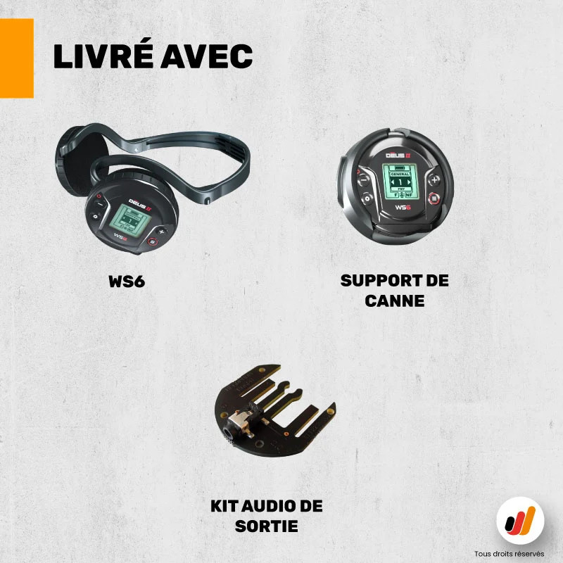 Détecteur XP Déus 2 FMF 34x28cm WS6 Master - Detecteurs.fr