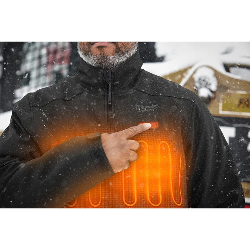 Blouson chauffant noir M12 avec NRJ 3Ah