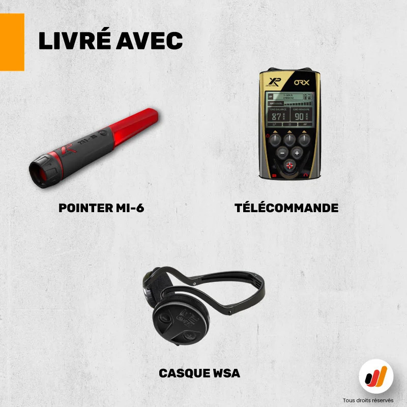XP ORX 24x13cm HF + pointer MI-6 + casque WSA