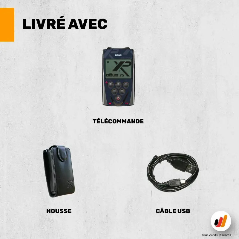 Télecommande détecteur de métaux XP Deus