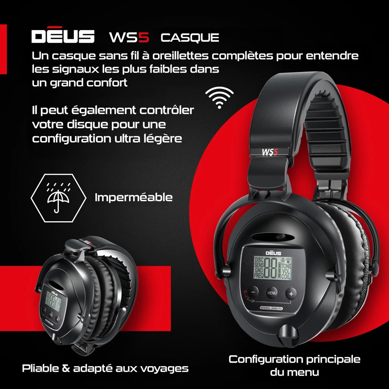 Casque audio sans fil XP Déus WS5