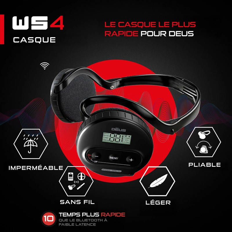 XP Deus 28cm X35 RC WS4 + disque 22 HF - pack 2 disques