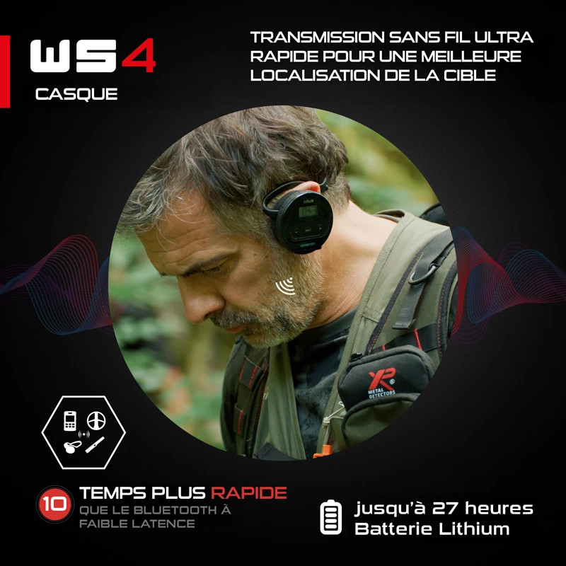 XP Deus 28cm X35 RC WS4 + disque 22 HF - pack 2 disques
