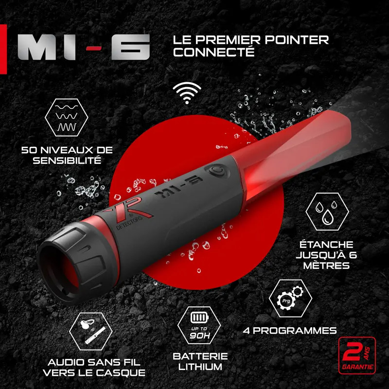 Pinpointer XP MI-6 - Detecteurs.fr