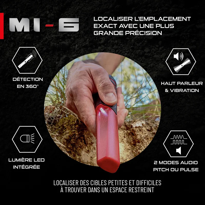 Pinpointer XP MI-6 - Detecteurs.fr