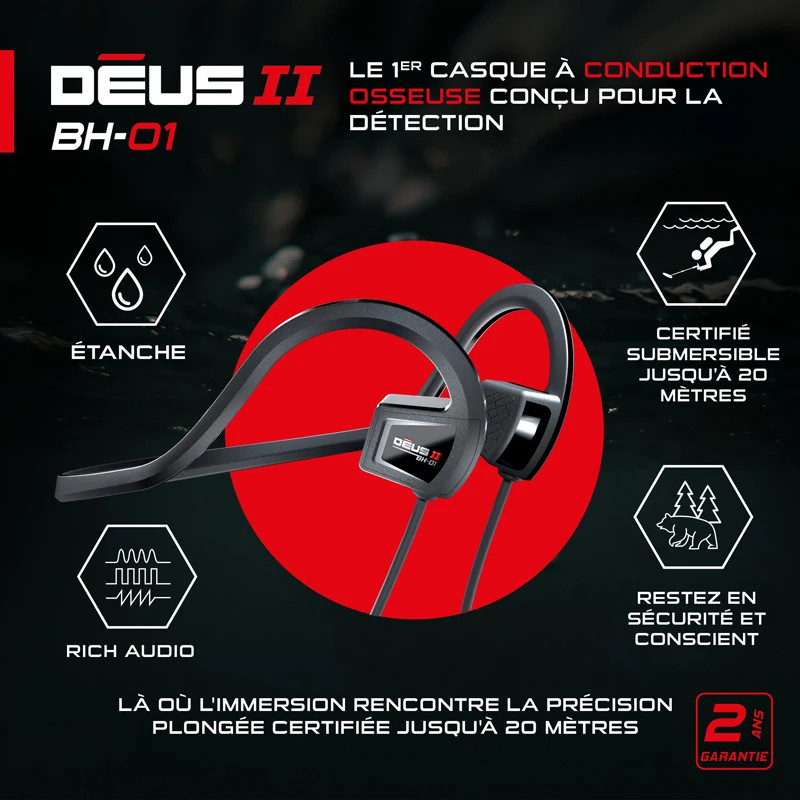 Casque audio sans fil XP BH-01 pour Déus 2