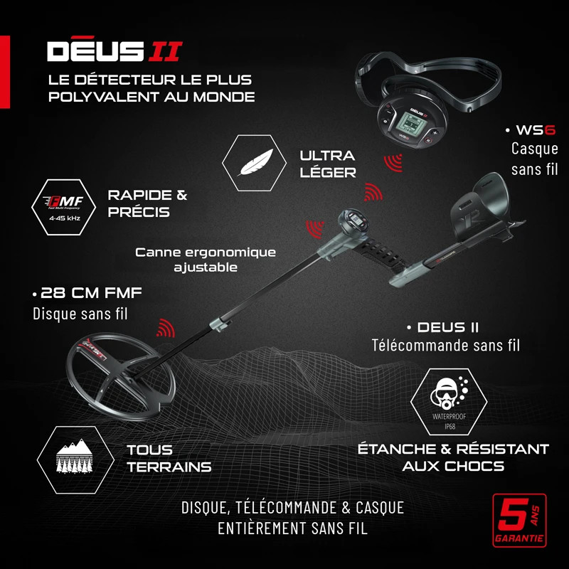 XP Déus 2 28FMF WS6 Master - moins cher et accessible
