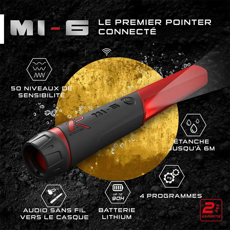 XP ORX 24x13cm HF + pointer XP MI-6 + casque filaire