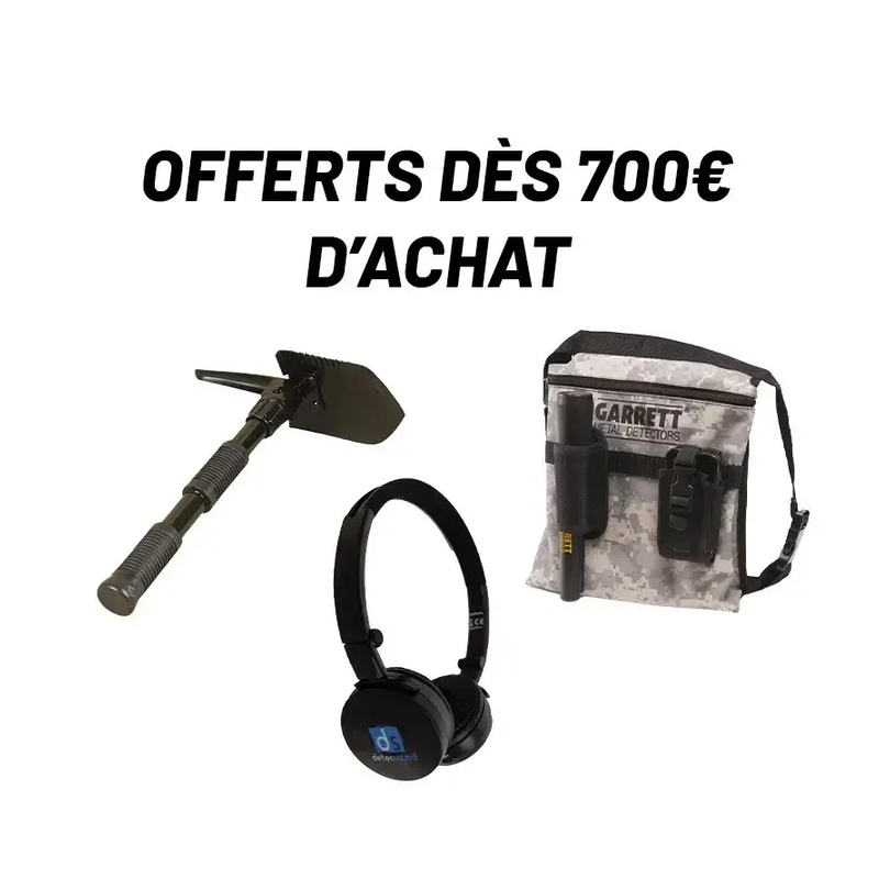 Pack casque sans fil + Mini pelle pliante + Pouch Camo