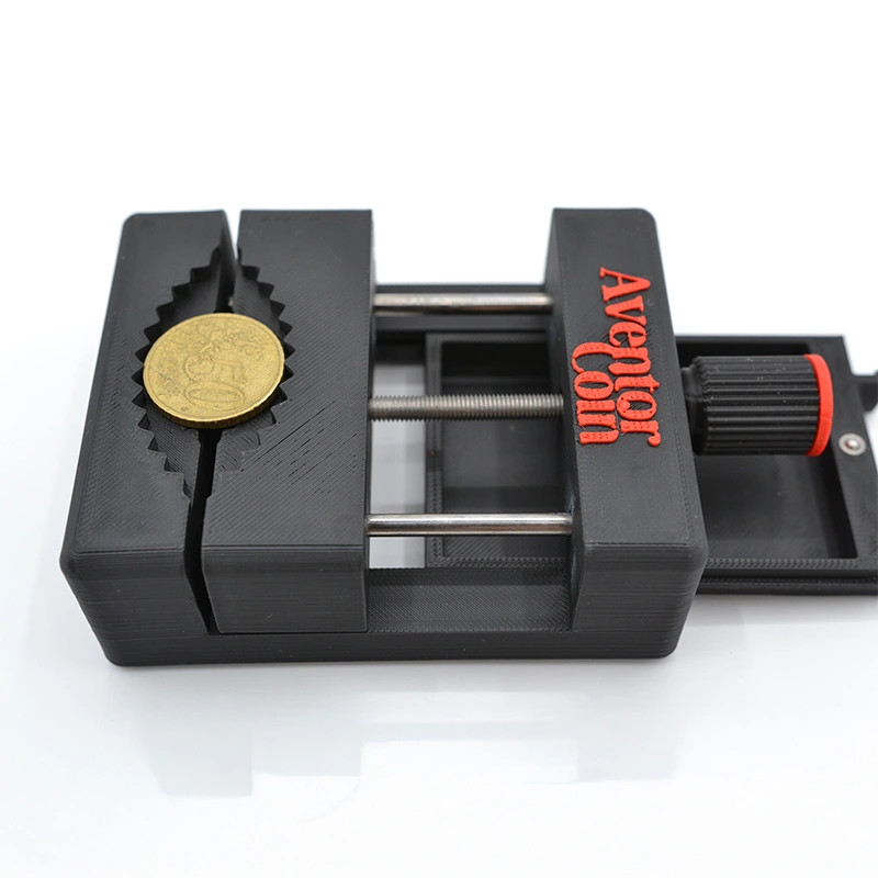 Étau Aventor Coin avec tiroir | Nettoyage précis de vos pièces