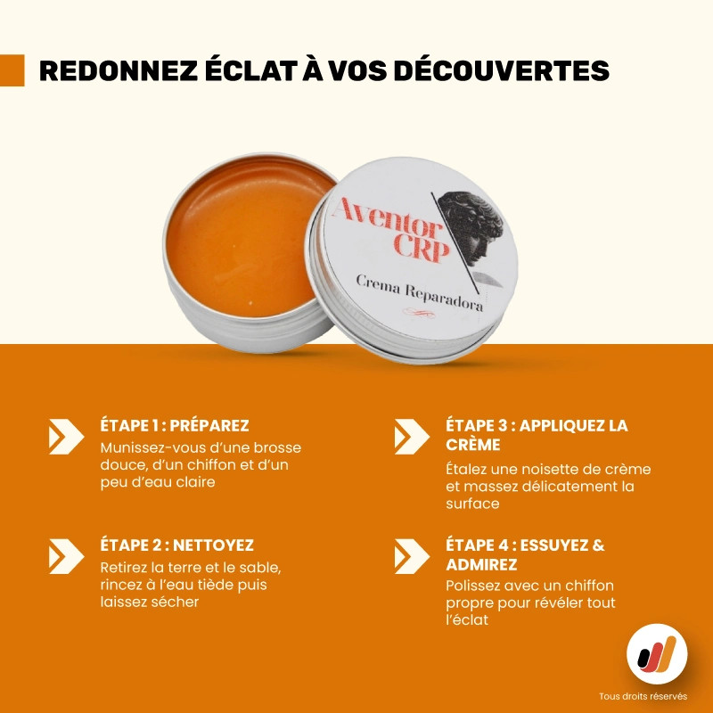 Aventor Coin CRP cuivre/bronze – Crème nettoyante
