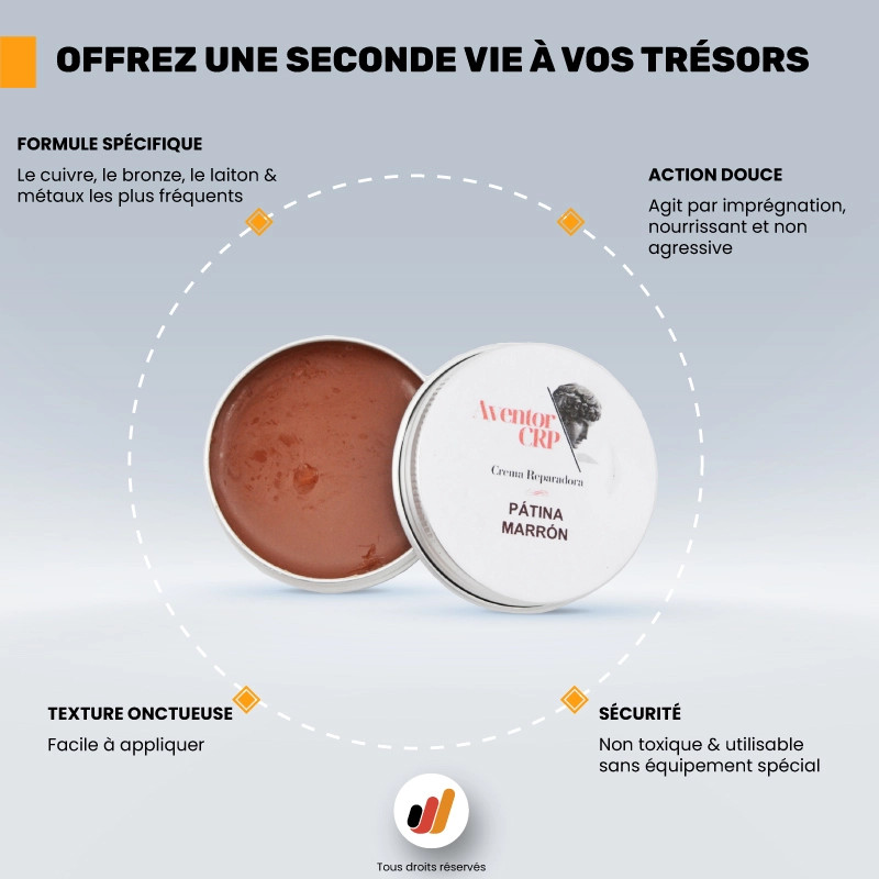 Sublimez vos trouvailles : crème CRP patine marron Aventor Coin