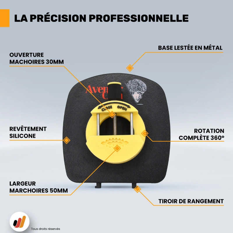 Étau monnaie Elite 360° Aventor Coin | Précision numismatique