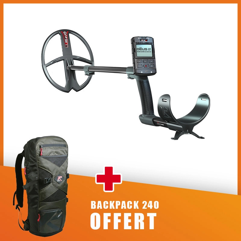 XP Déus 2 FMF RC 34x28 cm – Détecteur de métaux professionnel sans fil