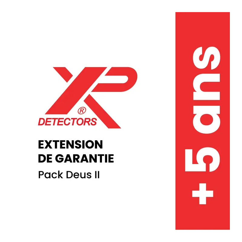 Extension de garantie 5 ans XP détecteur Déus 2