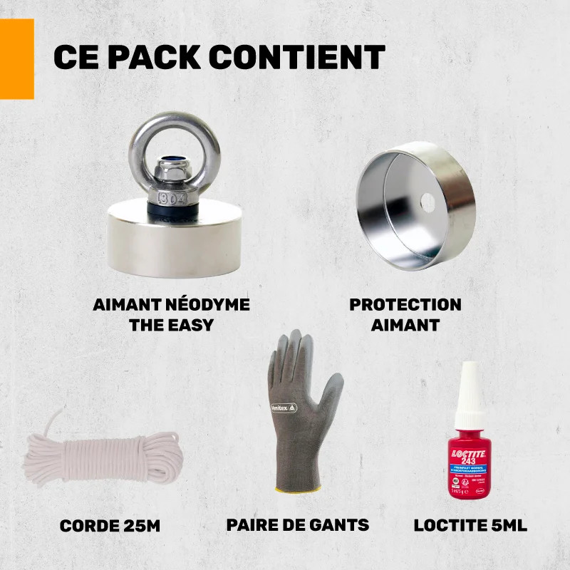 Pack pêche à l’aimant Easy 360° complet | Detecteurs.fr