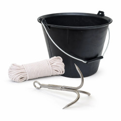 Pack grappin + corde + seau