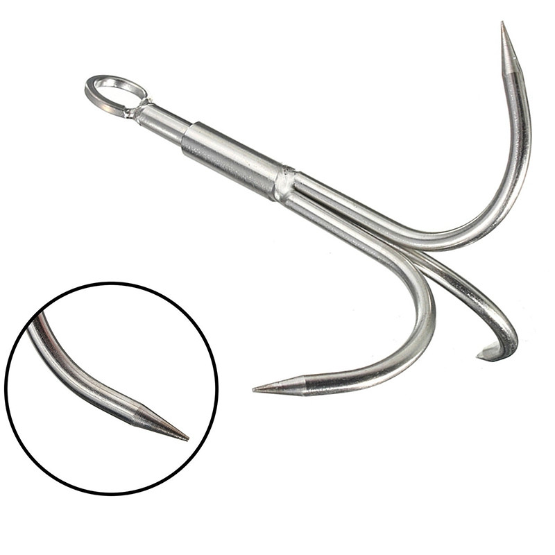 Grappin + corde + seau pour pêche à l’aimant | Detecteurs.fr