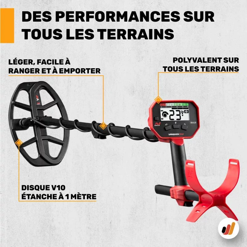 détecteur débutant Minelab Vanquish 340