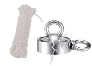 pack corde et aimant pour la pêche à l'aimant
