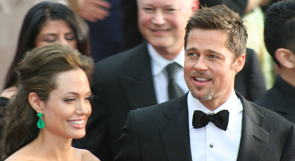 Brad Pitt et Angelina Jolie aux oscars