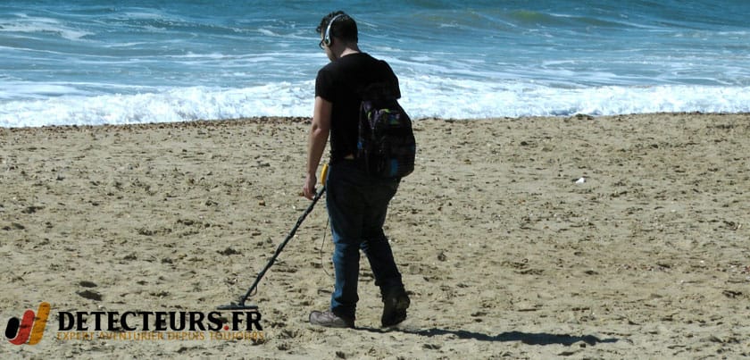 Détection de métaux sur la plage